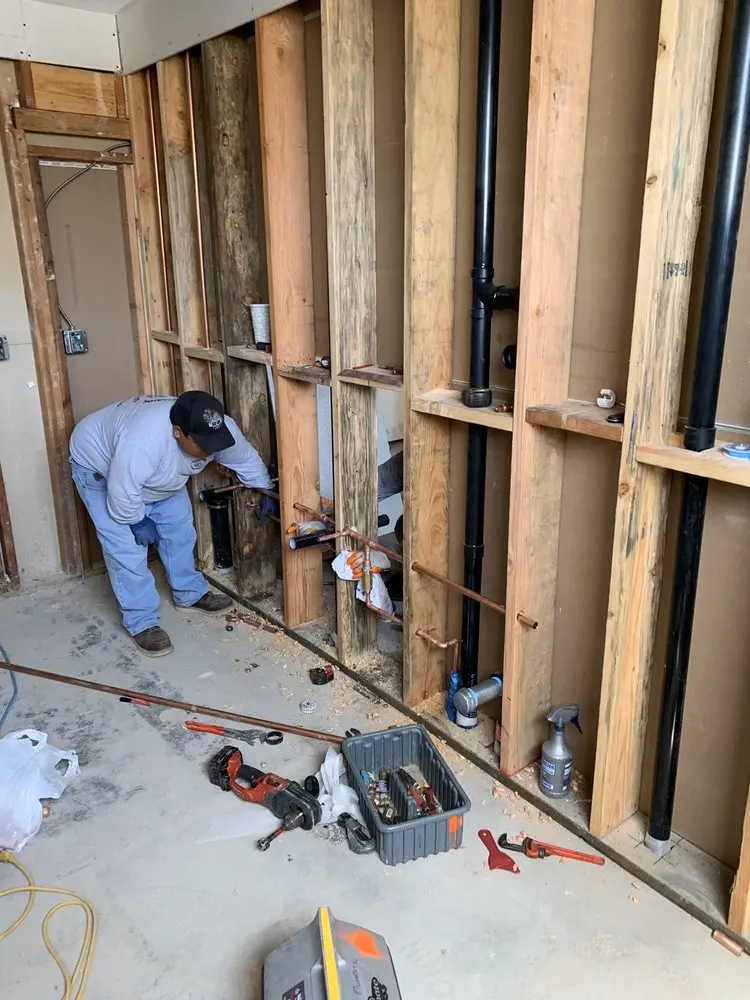 Commercial rough-in plumbing for Gas Line Repair in East Simi Valley
